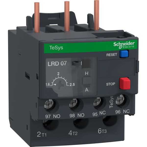 LRD07 - TeSys LRD thermal overload relays - 1.6...2.5 A - class 10A