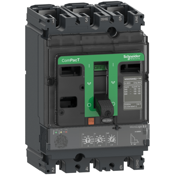 circuit Breaker Compact NSX250B-C25B32D250