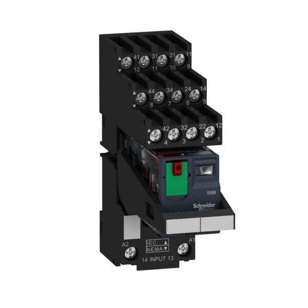 Harmony Electromechanical Miniature plug-in relay - RXM4AB2BD
