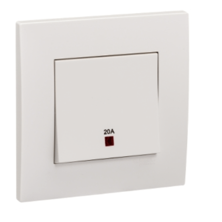 Vivace,Switched Socket,White- KB31D20NE_WE