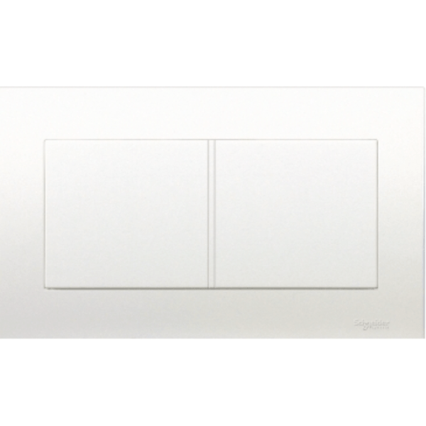 KBT30_WE - Twin Gang Blank Plate