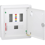 DBV312MF - VTPN Distribution board, DBSeT, 12 module, 125A Modular incomer, IP41, Flush (Board alone)