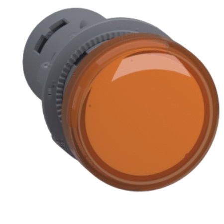 Monolithic Pilot Light, Amber- XA2EVM5LC