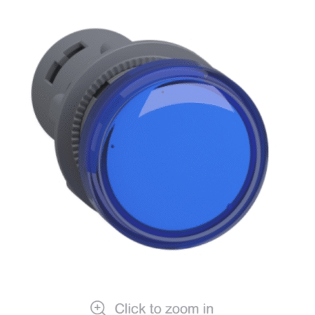 Monolithic Pilot Light, blue- XA2EVM6LC