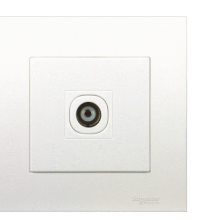 Vivace,TV Socket, White