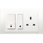 KBT15D45N - Cooker control unit, Vivace, 45A, 250V, white