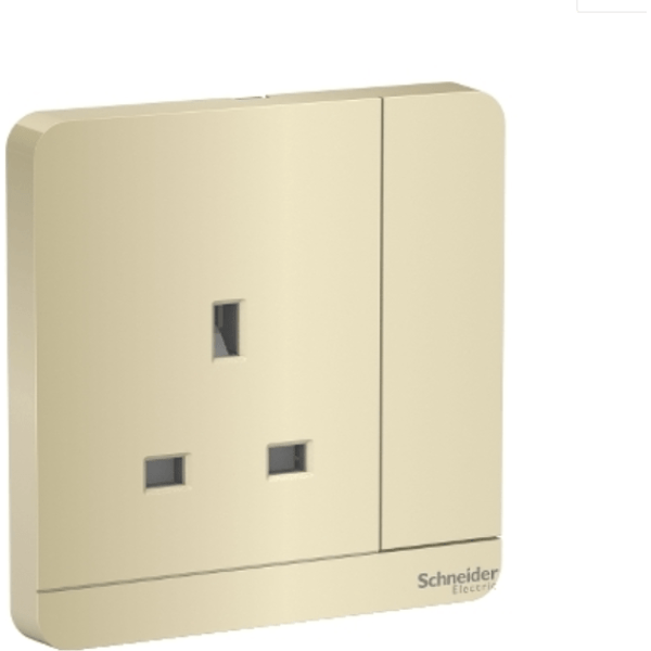 E8315_WG - Switched socket, AvatarOn, complete product, screw terminal, IP20, wine gold