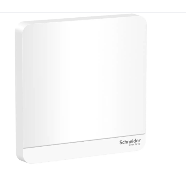 E8330X_WE - AvatarOn, blank plate, 1 gang, White