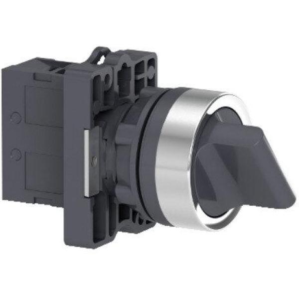 XA2ED21 - selector switch - Ø22 - standard handle - 2 positions - 1NO
