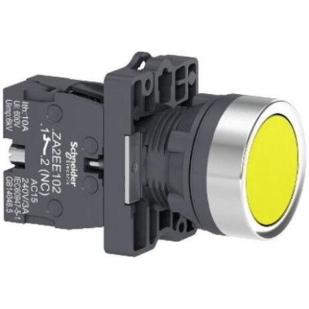 Complete Push Button Yellow