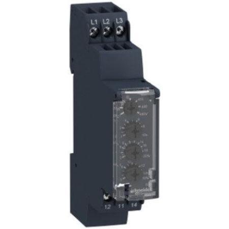 RM17TE00 - Harmony, Modular multifunction 3-phase supply control relay, 5 A, 1 CO, 183…528 V AC