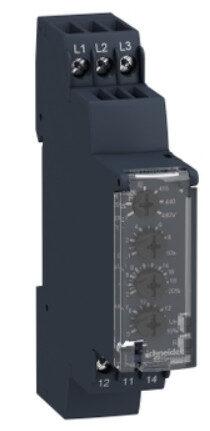 RM17TE00 - Harmony, Modular multifunction 3-phase supply control relay, 5 A, 1 CO, 183…528 V AC