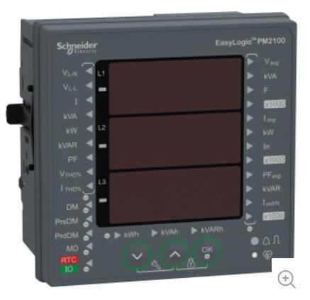 METSEPM2110 - EasyLogic PM2110, Power & Energy meter, Total Harmonic, LED display, Pulse, class 1