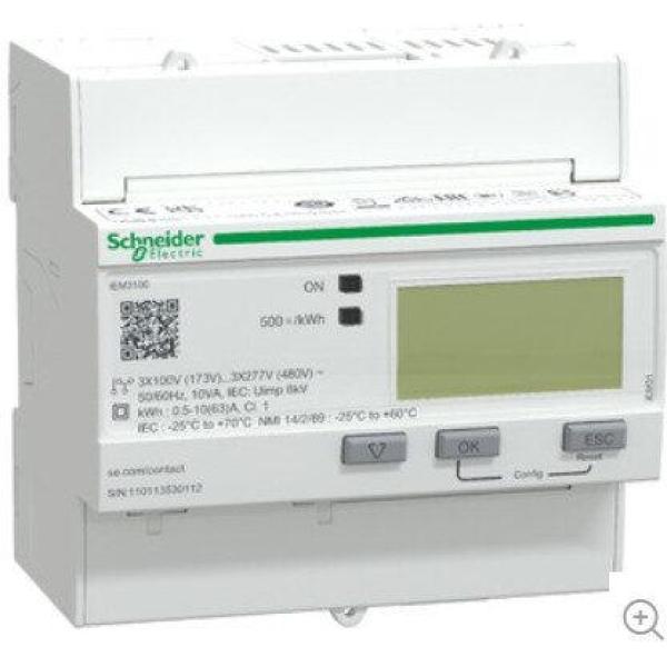 A9MEM3100 - iEM3000 energy meter, 63 A