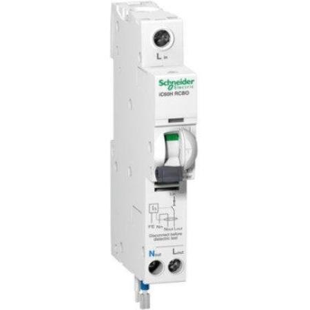 A9D11840 - iC60H - earth leakage circuit breaker - 1P + N - C curve - 40 A - 30 mA - 240 V