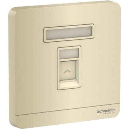 E8331RJS5_WG - AvatarOn, data socket, RJ45, cat5e, shuttered, Wine Gold