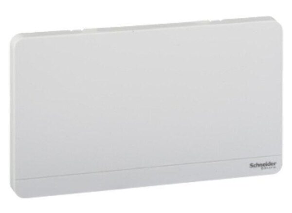 E8330TX_WE - Blank plate, AvatarOn, 2 gangs, White