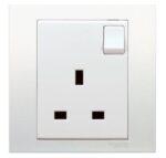 KB15 - Switched Socket, Vivace, 13A, 250V, 1 gang, white