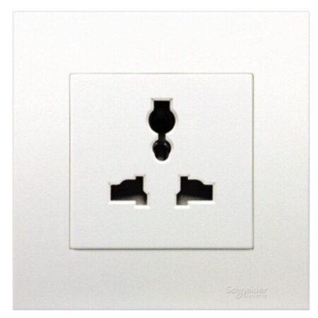 KB413S - Socket, Vivace, universal, 3pin, 13A, 250V, 1 gang, white