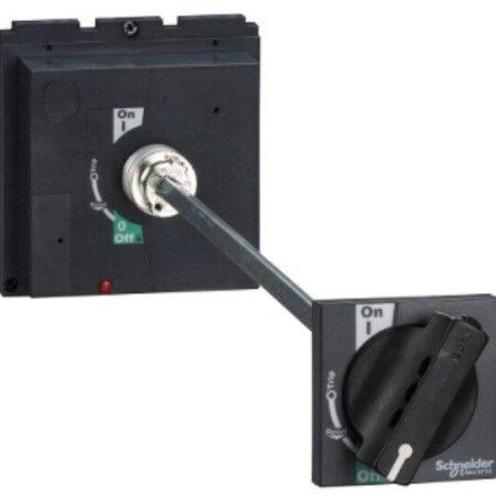 LV432598 - Extended rotary handle, Compact NSX 400/630, PowerPact Multistandard L, EasyPact CVS 400/630, black standard handle, IP55