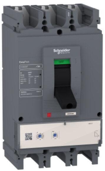 LV563505 - circuit breaker, EasyPact CVS630F, 36kA at 415VAC, 630A, ETS 2.3 electronic trip unit, 3P3d