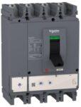 LV563506 - circuit breaker, EasyPact CVS630F, 36kA at 415VAC, 630A, ETS 2.3 electronic trip unit, 4P3d