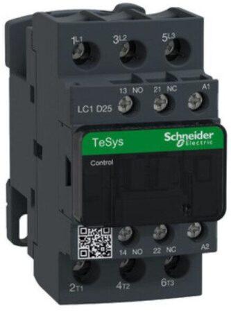 LC1D25P7 - TeSys D contactor - 3P(3 NO) - AC-3 - <= 440 V 25 A - 230 V AC coil