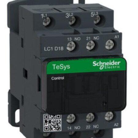 LC1D18P7 - TeSys D contactor - 3P(3 NO) - AC-3 - <= 440 V 18 A - 230 V AC coil