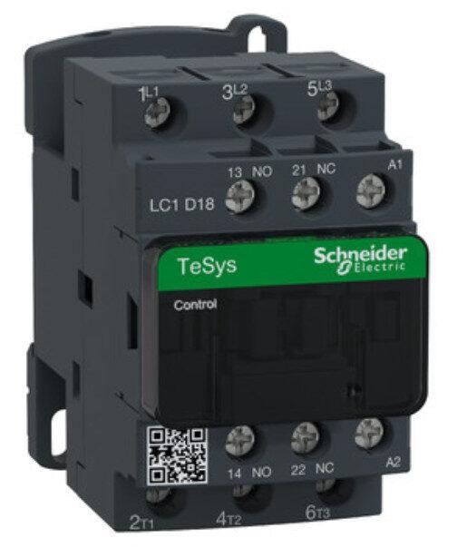 LC1D18P7 - TeSys D contactor - 3P(3 NO) - AC-3 - <= 440 V 18 A - 230 V AC coil