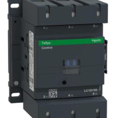 LC1D150P7 - Contactor, TeSys Deca, 3P(3NO), AC-3/AC-3e, <=440V, 150A, 230V AC 50/60Hz coil, screw clamp terminals