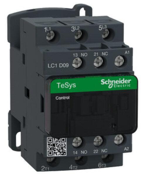 LC1D09F7 - TeSys D contactor - 3P(3 NO) - AC-3 - <= 440 V 9 A - 110 V AC coil