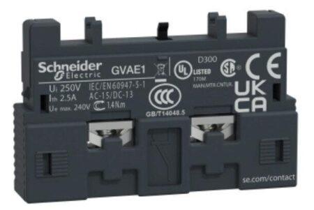 GVAE1 - TeSys GV2 & GV3, auxiliary contact, 1 NO/NC