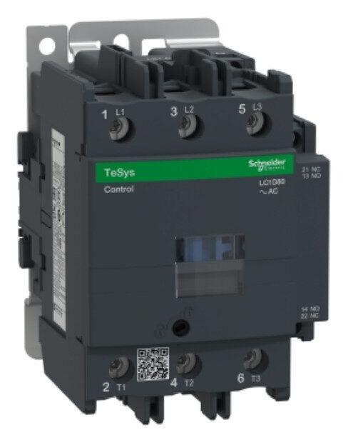 LC1D80P7 - TeSys D contactor, 3P(3 NO), AC-3, <= 440 V 80 A, 230 VAC 50/60 Hz coil