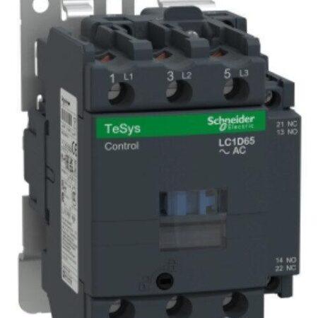 LC1D65P7 - TeSys Deca contactor,3P(3NO),AC-3/AC-3e/<=440V 65A,230V AC 50/60Hz coil