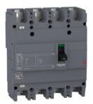 EZC250N4250 - circuit breaker, EasyPact EZC250N, TMD, 250A, 4 poles 3d