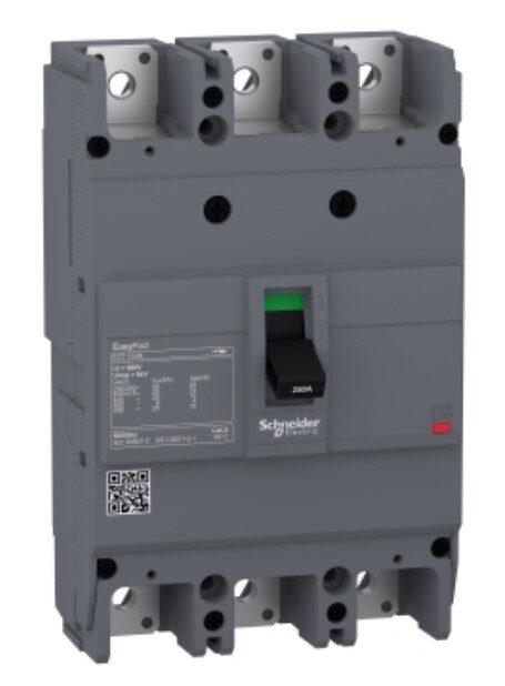 EZC250N3250 - circuit breaker,EasyPact EZC250N ,TMD, 250A ,3 poles 3d