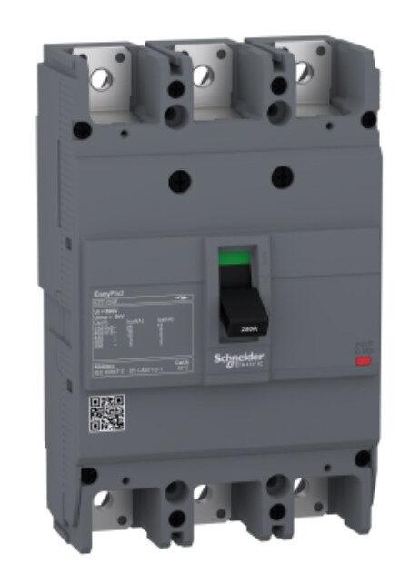 EZC250F3160 - circuit breaker,EasyPact EZC250F ,TMD, 160A ,3 poles 3d