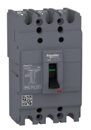 EZC100F3060 - circuit breaker,EasyPact EZC100F ,TMD, 60A ,3 poles 3d