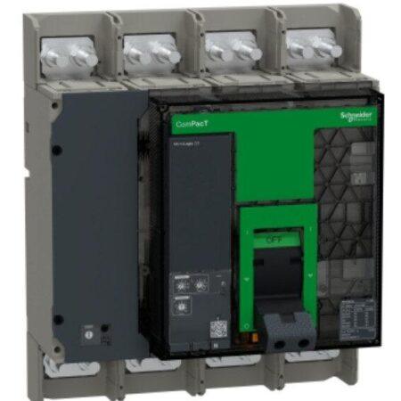 C125N420FM - Circuit breaker, ComPacT NS1250N, 50kA at 415VAC, 4P, fixed, manually operated, MicroLogic 2.0 control unit, 1250A