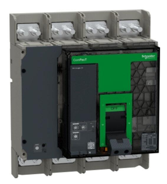 C125N420FM - Circuit breaker, ComPacT NS1250N, 50kA at 415VAC, 4P, fixed, manually operated, MicroLogic 2.0 control unit, 1250A