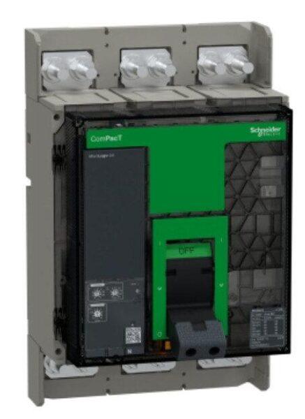 C125N320FM -  Circuit breaker, ComPacT NS1250N, 50kA at 415VAC, 3P, fixed, manually operated, MicroLogic 2.0 control unit, 1250A
