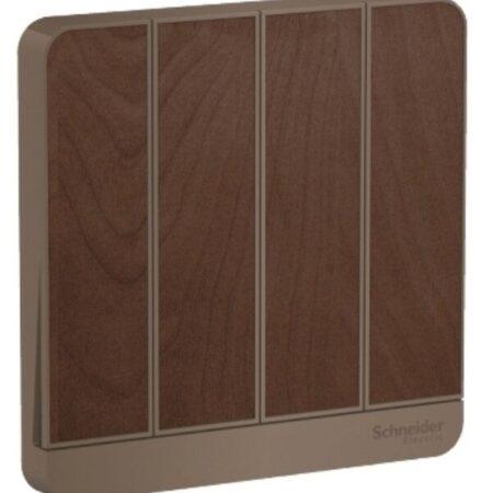 E8334L2LED_WG - AvatarOn, 4 switches, 16AX, 250V, 2 way, LED, Wine Gold