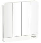 E8334L2LED_WE - AvatarOn, 4 switches, 16AX, 250V, 2 way, LED, White