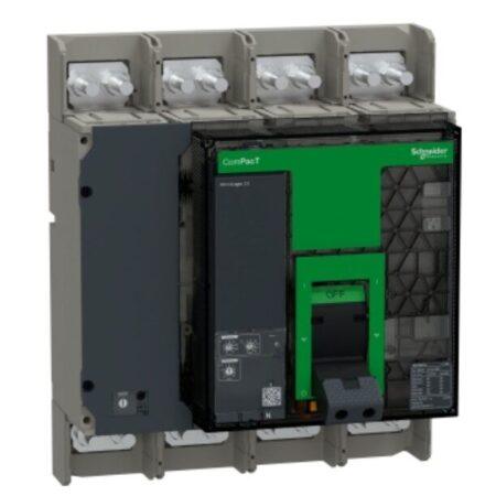 C100N420FM - Circuit breaker, ComPacT NS1000N, 50kA at 415VAC, 4P, fixed, manually operated, MicroLogic 2.0 control unit, 1000A