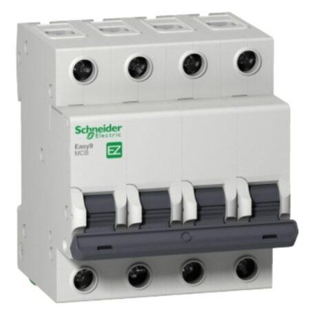 EZ9F56420 - Easy9 miniature circuit breaker- 4P - 20 A - C curve - 6000 A - 400 V