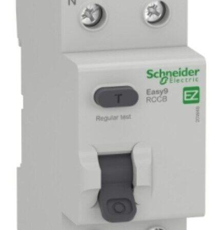 EZ9R66263 - Easy9 Residual Current Circuit Breaker - 2P - 63 A - 300 mA - AC type - 230 V
