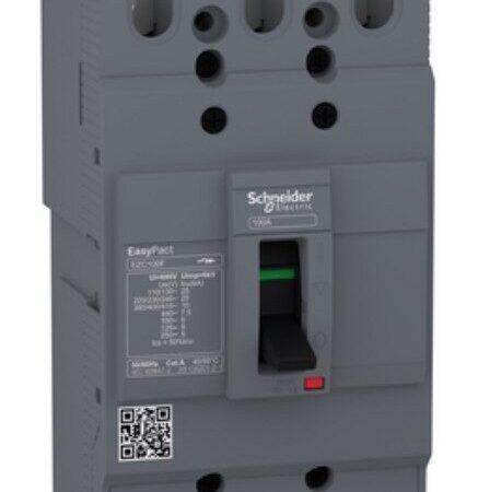 EZC100F3100 - circuit breaker,EasyPact EZC100F ,TMD, 100A ,3 poles 3d