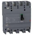 EZC250N4160 - circuit breaker, EasyPact EZC250N, TMD, 160A, 4 poles 3d