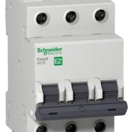 EZ9F56332 - Miniature circuit breaker (MCB), Easy9, 3P, 32A, C curve, 6000A (IEC/EN 60898-1)