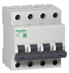 EZ9F56416 - Easy9 miniature circuit breaker- 4P - 16 A - C curve - 6000 A - 400 V